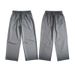 Distressed Gradient Color Vintage Trousers, American High Street Style Casual Trendy Gray Trousers_viptrois.com
