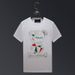 Men's Clothing Short Sleeve T Shirt Men's Perm Laser Diamond Bear Mercerized Cotton Summer Heavy Half Sleeve Fashion Brand Slim Fit_viptrois.com