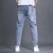 Men's Clothing Trendy Mid Waist Youth Popular Jeans Trendy Loose Straight Trousers_viptrois.com