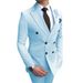 Men's Clothing Business Casual Suit Summer Suit Groom Best Man Suit Two Piece Suit Men's Suit_viptrois.com