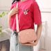 Women's Shoulder Bag - New Quilted Embroidery Crossbody Bag With Metal Accents & Solid Color Strap, Casual Square Camera Purse_viptrois.com