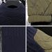 Men's Clothing Winter new style splicing half turtleneck sweater thick warm sweater jacket men's casual trendy sweater men_viptrois.com