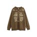 Men's Clothing Retro High Street Washed Distressed Hole Hooded Sweatshirt Men's Loose Large Size Men's Fashion Brand Autumn And Winter_viptrois.com