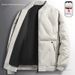 Pure Down Winter Thickened Coat Men's New Trendy Casual Youth Outerwear Fashionable Versatile Cotton Padded Jacket Top_viptrois.com
