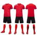 Men's Clothing children's football clothes student summer sports competition football suit short-sleeved men and women_viptrois.com