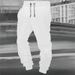 Men's Clothing Large Size Casual Style Sweatpants Jacquard Lace Up Knitted Sweatshirt Trousers Men_viptrois.com
