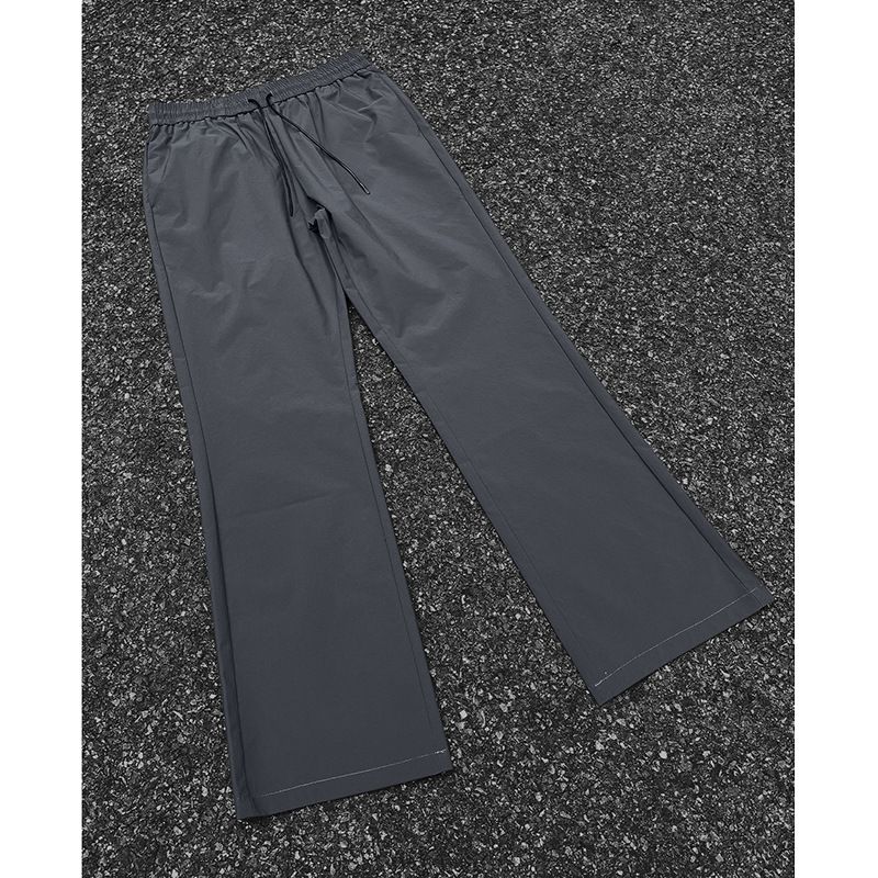 Men's Clothing Summer Scimitar Pants Bootcut Cool Ice Silk Trousers Lightweight Loose Flared Quick Drying Casual Trousers Men_viptrois.com