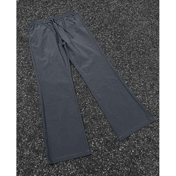 Men's Clothing Summer Scimitar Pants Bootcut Cool Ice Silk Trousers Lightweight Loose Flared Quick Drying Casual Trousers Men_viptrois.com