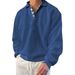 Autumn Long Sleeve V-neck Men's Lapel Loose Sweatshirt Men's Clothing_viptrois.com
