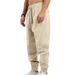 Men's Summer Jogger Pants – Slim-Fit Elastic Cuff Casual Trousers, Breathable & Lightweight For Daily Wear_viptrois.com