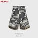 Men's Clothing Spring And Summer New Two Piece Stitching Casual Pants For Men And Women The Same Style Cat Whisker Fur Edged Camouflage Shorts Trend_viptrois.com
