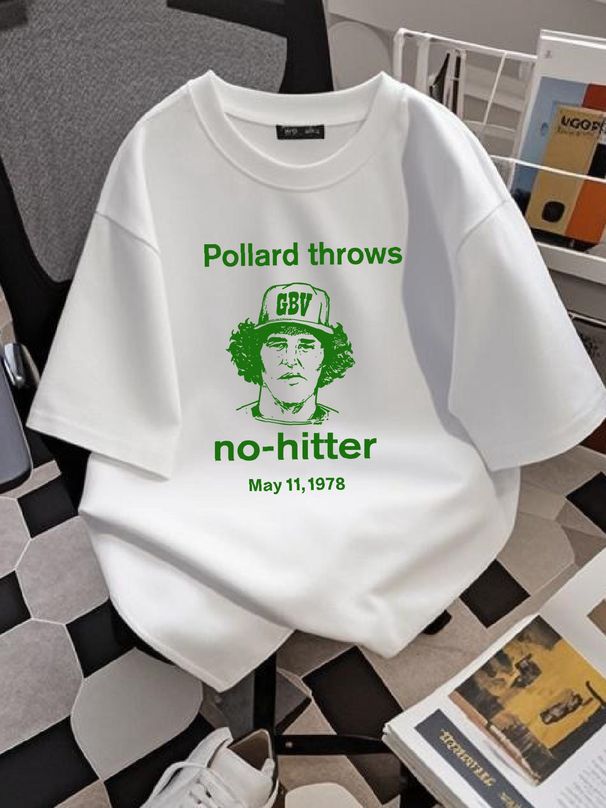 Pollard Throws No Hitter Guided By Voices T Shirt GBV Robert Alien Lanes Bee Thousand 90s Band Streetwear Unisex Breathable Versatile Stretched_viptrois.com