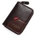 Wallet Card Cases Retro Stitching Contrast Color Men's Accordion Card Holder Multi Card Slot Coin Purse Small Clutch Zipper Bag_viptrois.com