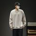 Men's Sweatshirt In Large Size L-9Xl, Trendy Casual Long Sleeved Soft Base Shirt, Fashionable And Versatile D01_viptrois.com