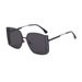 New Fashion Nylon Tile Sunglasses For Women, High End Frameless Sunglasses For Women, Sun Protection And UV Protection_viptrois.com