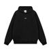 Men's Hooded Sweatshirt Trendy Brand High Street Niche Design Deconstructed Split Patchwork Solid Color Loose Pullover_viptrois.com