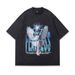 Men's Clothing High Street Fashion Short Sleeved T Shirt Retro Band Direct Spray Printing Washed Heavy Cotton Vintage T Shirt_viptrois.com