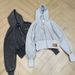 2026 Autumn Washed Embroidery Retro Niche Old Widened Thread Short Cardigan Hooded Jacket_viptrois.com