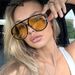 men's glasses new framel sunglasses lenses retro leopard head square frame sunglasses sex_viptrois.com