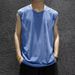 Men's Clothing Men's Vest Quick Drying Sleeveless T Shirt Ice Silk Sports Top Loose Running Short Sleeve Training Fitness_viptrois.com