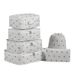 Travel Storage Bag Fashion Twill Suitcase Clothes Storage Bag Travel Underwear Storage Bag_viptrois.com