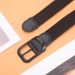 2025 Elastic Woven Belt Belt Belt Internet Celebrity Belt Men's Canvas Belt Elastic Leather Belt_viptrois.com