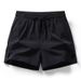 Men's Clothing Quick Drying Three Quarter Shorts For Men And Women Summer Ice Silk Casual Loose Men's Home Fitness Running Sports Shorts_viptrois.com