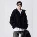 Loom High Street Solid Color Knit Men's Winter American Cleanfit Hooded Sweatshirt Cool And Handsome Sweater For Men_viptrois.com