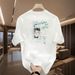 Boys' Summer Short Sleeved T-shirt 100% Pure Cotton 2025 New Casual And Fashionable Round Neck Trendy Men's Top_viptrois.com