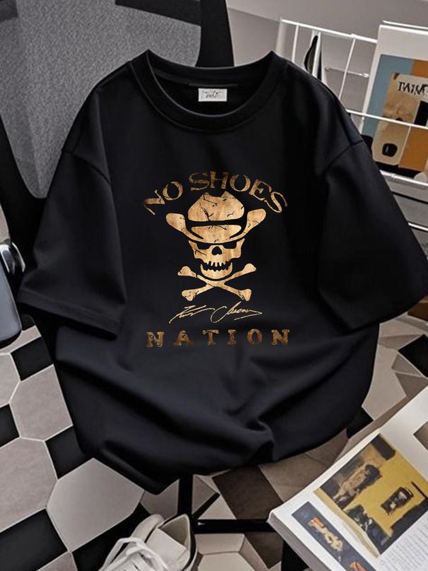 Live In No Shoes Nation Kenny Chesney T Shirt Everybody Wants To Go Heaven Stylish Breathable Versatile Homme Graphic Unisex Fashion Soft_viptrois.com