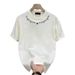 Men's Clothing Summer Cotton T Shirt Short Sleeve Men's Versatile Style Simple American Print Casual High Street Fashion Half Sleeve Heavy Top_viptrois.com