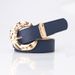Women's fashion personalized belt European and American trend simple jeans belt large head metal buckle decorative belt wholesale_viptrois.com