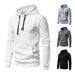 2024 New European Size Casual Pullover Jacquard Sweatshirt Men's Plaid Quilted Cotton Fabric Hooded_viptrois.com
