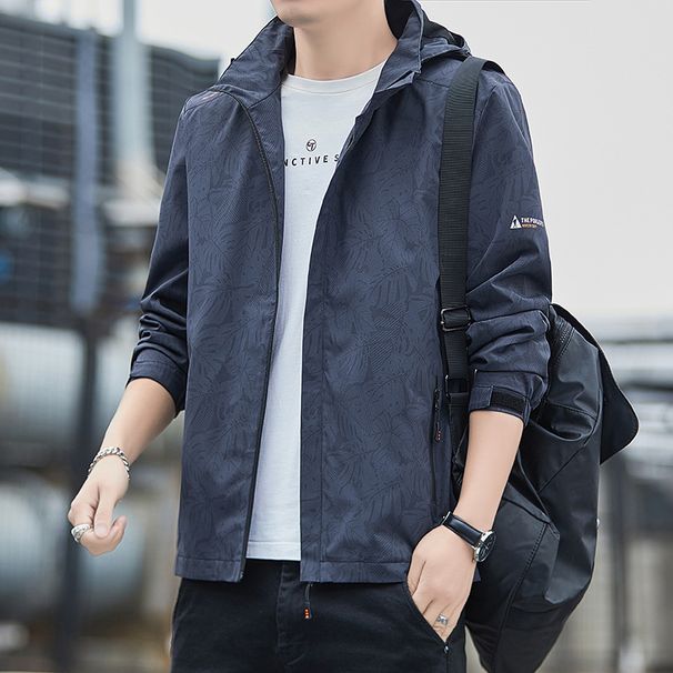 Spring And Autumn Thin Stormtrooper Men, Windproof, Waterproof, Outdoor, Stainproof, Wear Resistant, Hooded Windbreaker_viptrois.com