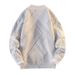Men's Thick Chenille Sweater Half-Turtleneck Pullover For Students - Soft & Warm Winter Knitwear In White & Black (Sizes M-3xl)_viptrois.com