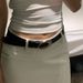 Sweet Cool Style Leather Irregular Texture Fashion Chain Niche Design Sse Belt Hot Girl Trdy Waist Accessory For_viptrois.com