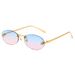 RETRO ROUND - Unisex Frameless Sunglasses (Vintage-Inspired Shades, Lightweight Metal Frame, Hot Seller)_viptrois.com