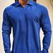 Men's Thermal Polo Shirt Long Sleeve Winter Outdoor Sports Top Soft Fleece-Lined Comfort Fit Fashion Trends_viptrois.com