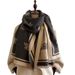 Apparel Accessories Autumn and winter new big-name wind trend bee print scarf fashion outside shawl cashmere warm scarf thickened_viptrois.com