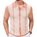 Men's Clothing Summer New Sweater Patchwork Contrast Color Casual Polo Shirt Men's Sy0169_viptrois.com