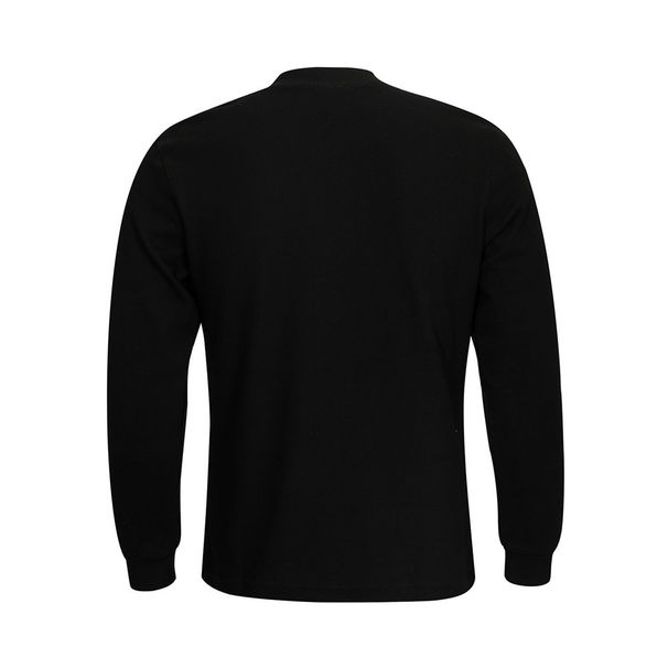 Round Neck Sweatshirt Men's Spring And Autumn Slim Fit Base Shirt Top American Street Fashion Versatile Solid Color_viptrois.com