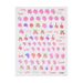 Monster Mouth Gel Nail Stickers - Funny Emoji 3D Jelly Nail Decals, Whimsical Big Mouth Design_viptrois.com