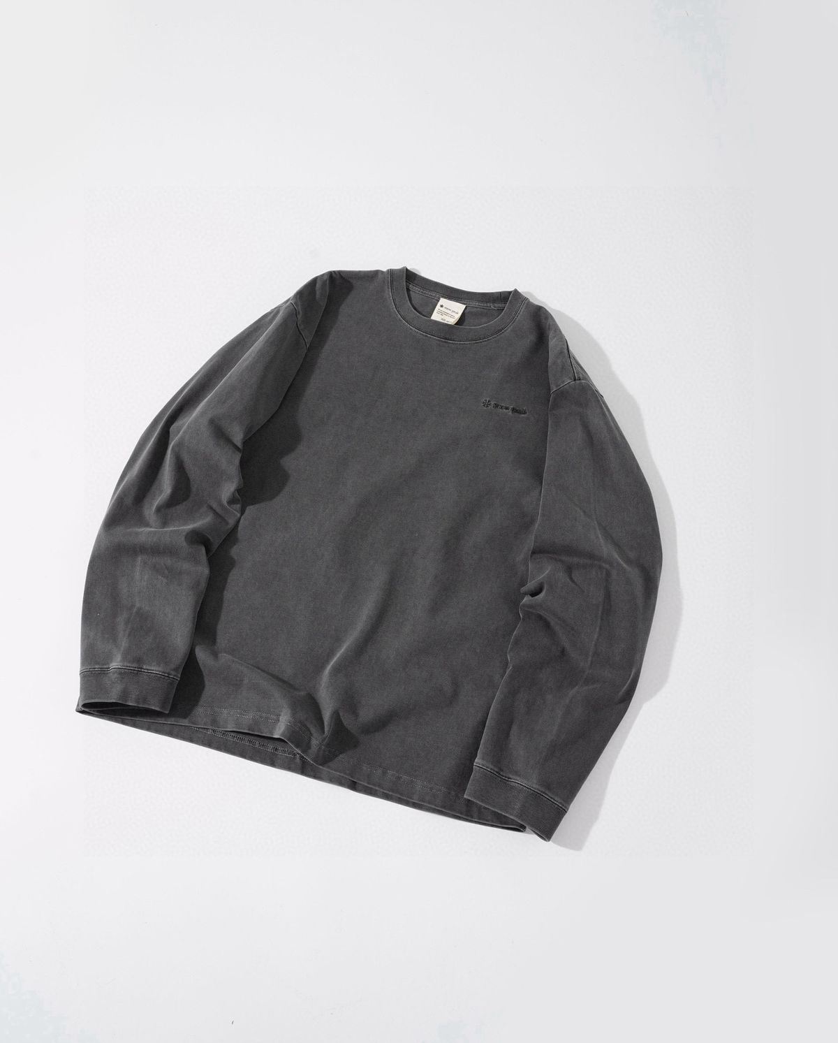 Cross-Border High-Quality New Long-Sleeve T-Shirt For Men Spring And Autumn Base Shirt Unisex Pure Cotton Round Neck_viptrois.com