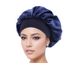 High elastic satin night cap beauty makeup hair care hat shower cap confinement hat wide brim headscarf female_viptrois.com