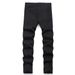 Men's Clothing Black Jeans Men New Elastic Hole Men's Denim Foreign Trade Men's Jeans Trousers_viptrois.com