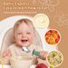 Mother & Kids Silicone Short Handle 316 Stainless Steel Children's Knife, Fork And Spoon 3 Piece Set Infant Eating Spoon Portable Tableware_viptrois.com