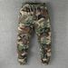 K Retro Camouflage Pants, Leg Tied Pants, Men's Straight Leg Slim Fit Work Pants, Casual Pants, Small Leg Pants, Men's Pants_viptrois.com