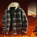 Autumn And Winter Men's Sweater Cardigan Striped Plaid Fleece Thickened Casual Sports_viptrois.com
