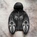 Men's Clothing Unisex Camo Hoodie Oversized Streetwear Pullover With Vintage Y2K Print – Trendy & Comfortable For Urban Fashion Lovers_viptrois.com