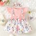 Kids’ Clothing Promotion INS Hot Selling Children's Clothing Girls Hot Selling Baby Girl Sleeveless Ribbed Printed Jumpsuit_viptrois.com